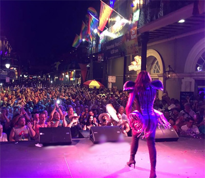 Deborah Cox at The Bourbon Street Extravaganza